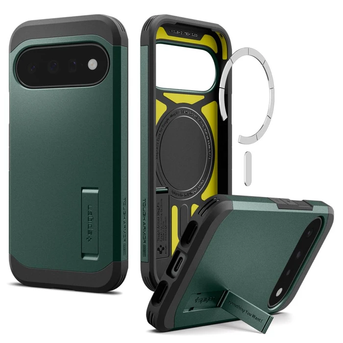 Spigen Tough Armor Mag MagSafe Google Pixel 11 Abyss Green