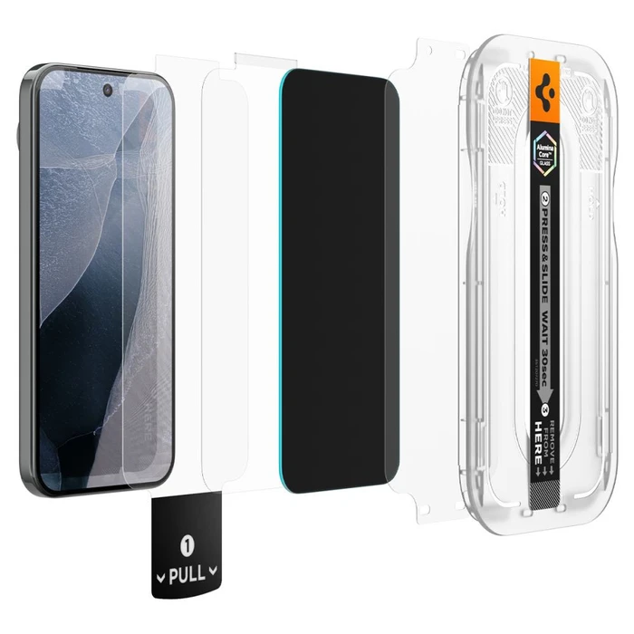 Spigen Glas.tr Ez Fit Pro AluminaCore Google Pixel 10 / 11 Privacy [2 PACK]