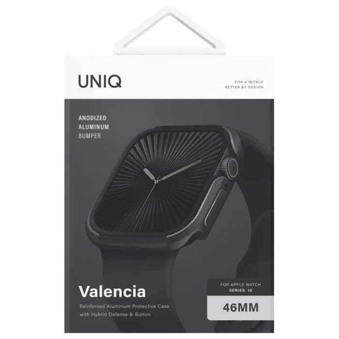 UNIQ Valencia Apple Watch Series 46mm midnight black