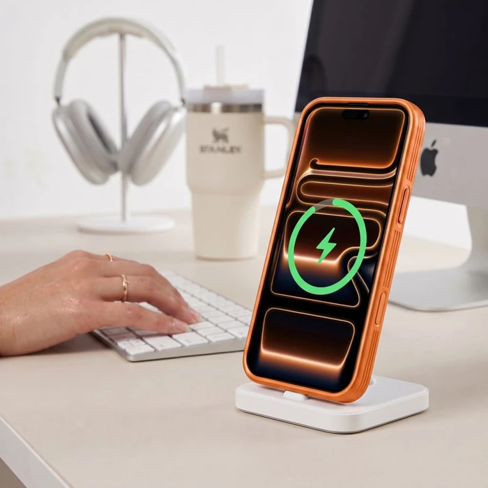 Tech-Protect MagPrime MagSafe CC Apple iPhone 17 Pro / 18 Pro Matte Cosmic Orange