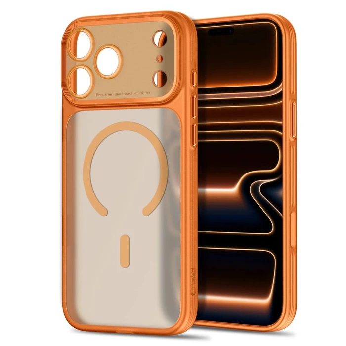 Tech-Protect MagPrime MagSafe CC Apple iPhone 17 Pro Max / 18 Pro Max Matte Cosmic Orange