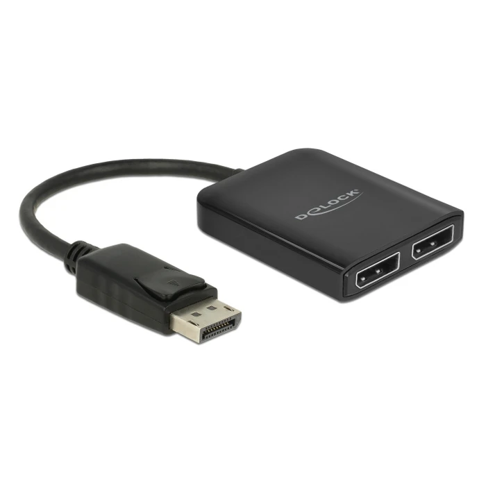 Αντάπτορας DisplayPort Delock Splitter σε 2x DisplayPort 87768, Dual Mode, MST, 4K