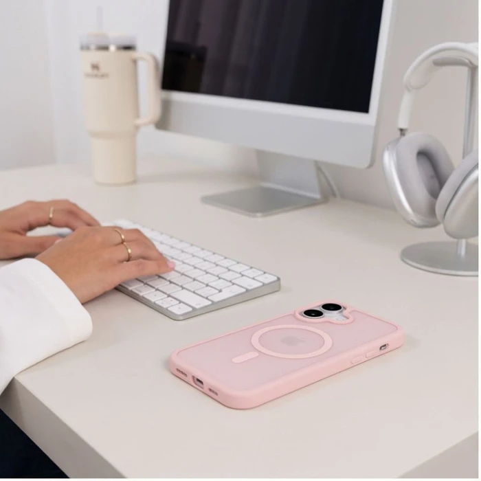 Tech-Protect BasicMag MagSafe Apple iPhone 17 Matte Pink