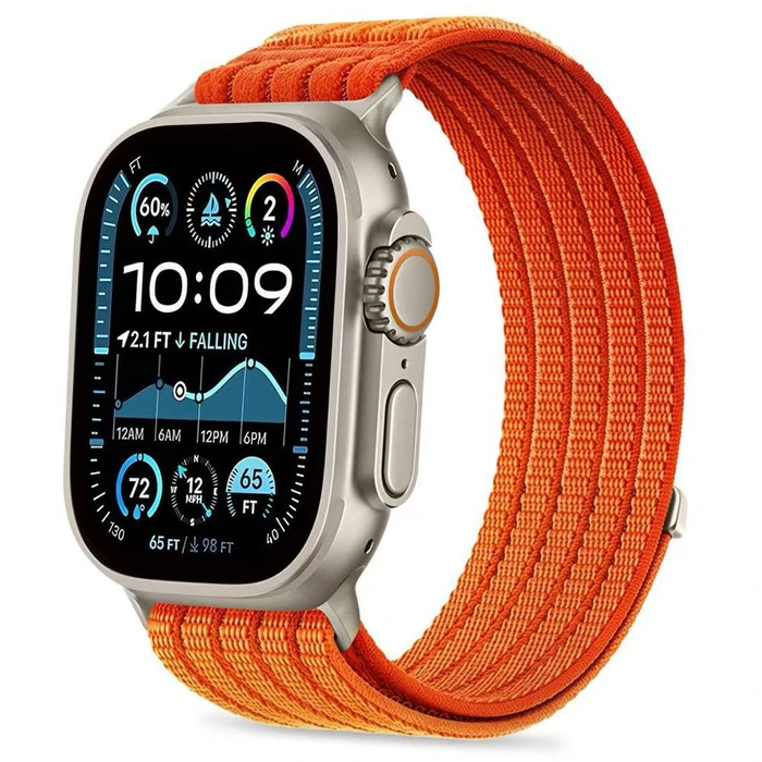 Tech-Protect Nylon Sport Apple Watch 8 / 9 / 10 / 11 / SE / Ultra 44 / 45 / 46 / 49mm Orange