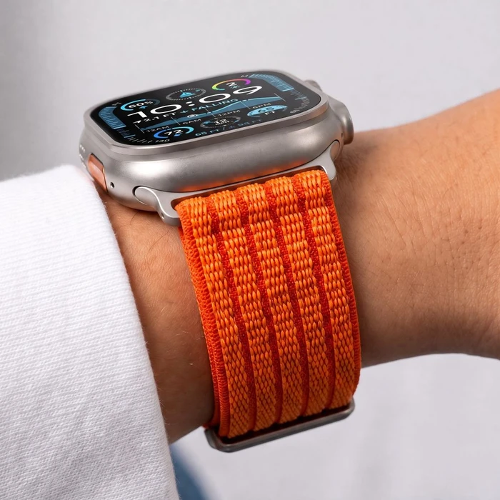 Tech-Protect Nylon Sport Apple Watch 8 / 9 / 10 / 11 / SE / Ultra 44 / 45 / 46 / 49mm Orange