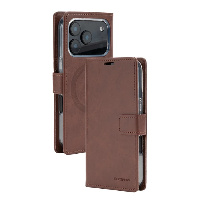 Mercury BlueMoon Diary MagSafe Apple iPhone 17 Pro / 18 Pro brown