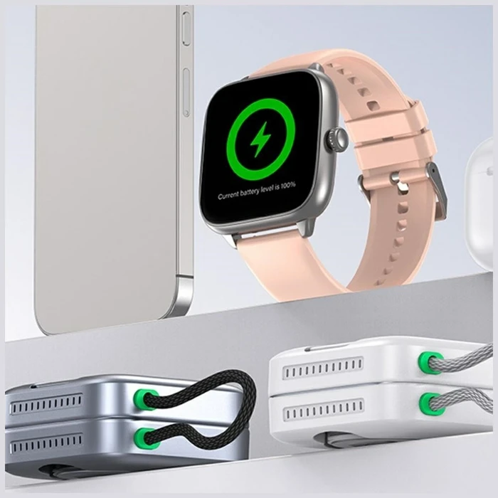 AWEI W35 15W 3-in-1 Induction Charger Gray