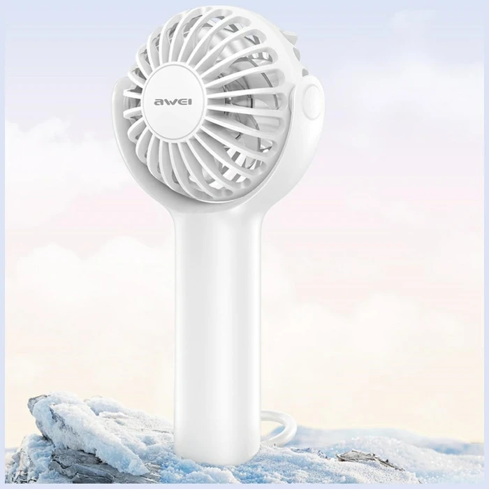 AWEI F42 white handheld fan