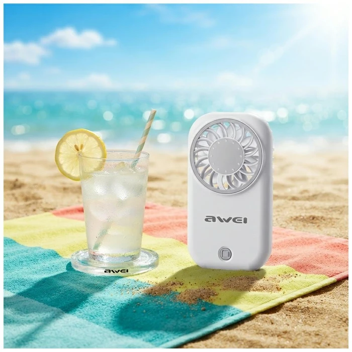 AWEI F57 white handheld fan
