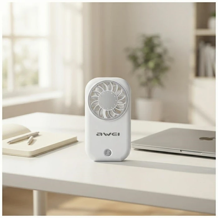 AWEI F57 white handheld fan