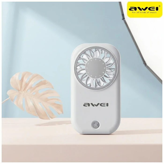 AWEI F57 white handheld fan