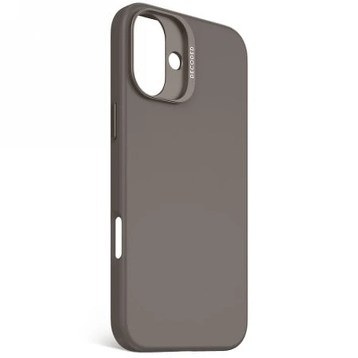 Decoded AntiMicrobial Silicone Backcover Apple iPhone 16 Plus compatible with MagSafe (phantom) [eol]