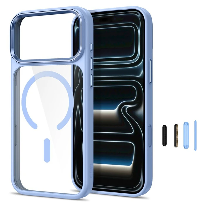 Tech-Protect Magmat MagSafe CC Apple iPhone 17 Pro / 18 Pro Light Blue/clear