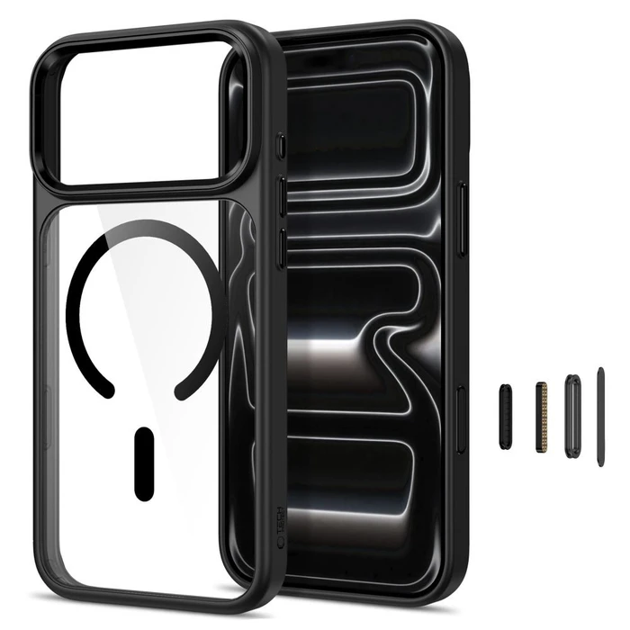 Tech-Protect Magmat MagSafe CC Apple iPhone 17 Pro Max / 18 Pro Max Black/clear