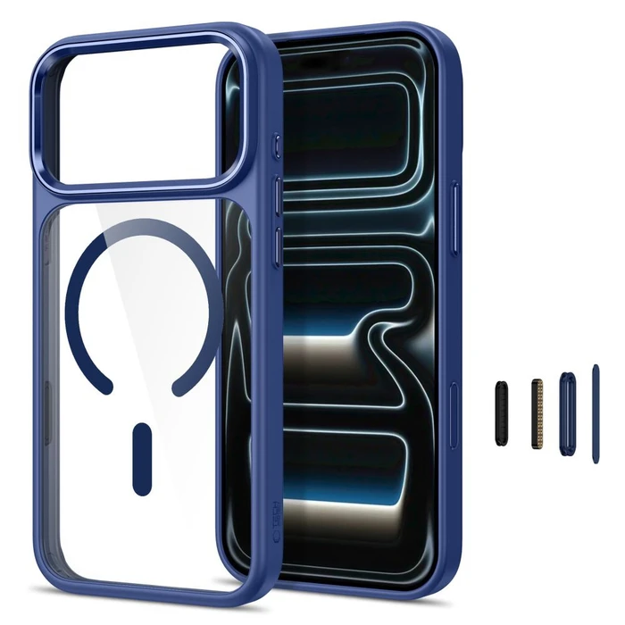 Tech-Protect Magmat MagSafe CC Apple iPhone 17 Pro Max / 18 Pro Max Deep Blue/clear