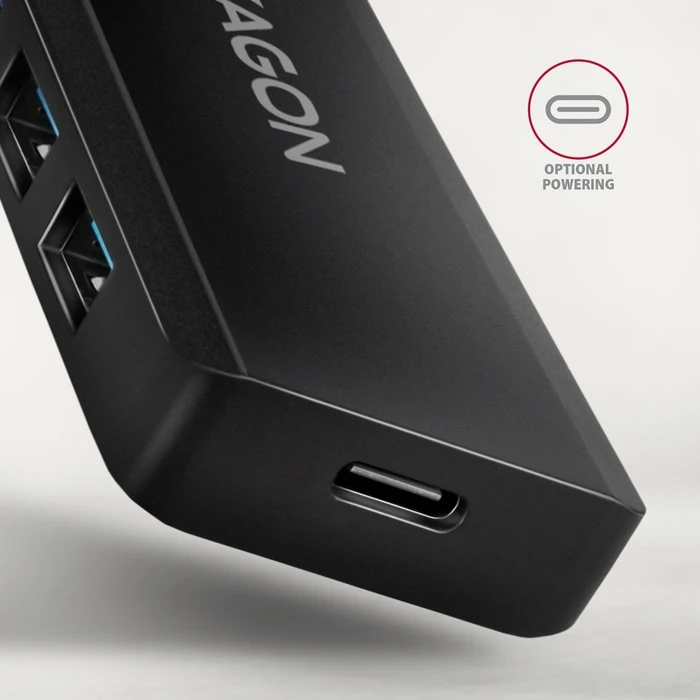 USB Hub Axagon Hue-C1c, 4-Port Usb 5gbps 19cm Usb-C 