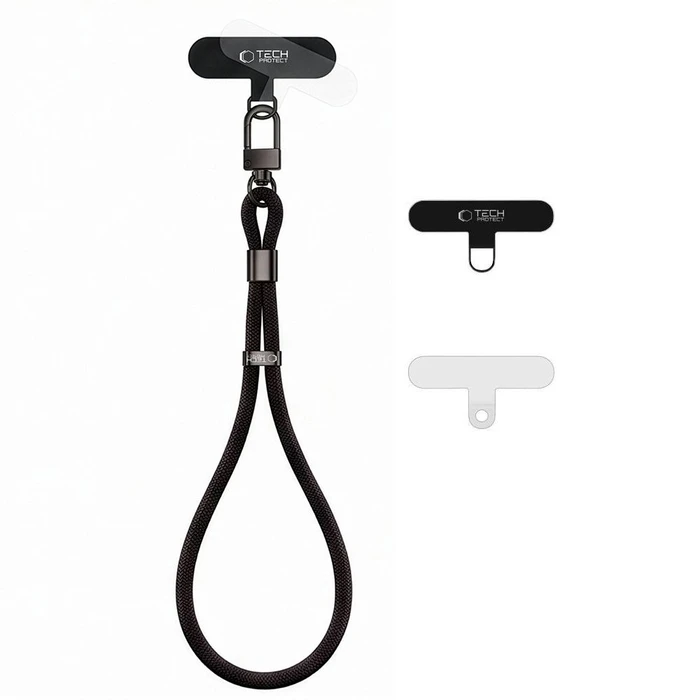 Tech-Protect C11S Rope Wrist Strap Obsidian Black