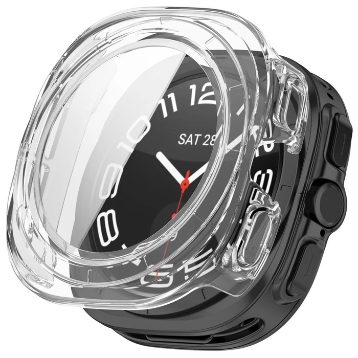 Tech-Protect Defense Samsung Galaxy Watch Ultra 2 2026 47 mm Matte Black & Clear [2 PACK]