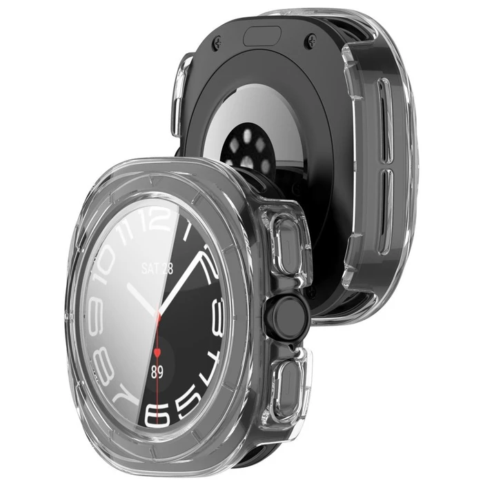 Tech-Protect Defense Samsung Galaxy Watch Ultra 2 2026 47 mm Matte Black & Clear [2 PACK]