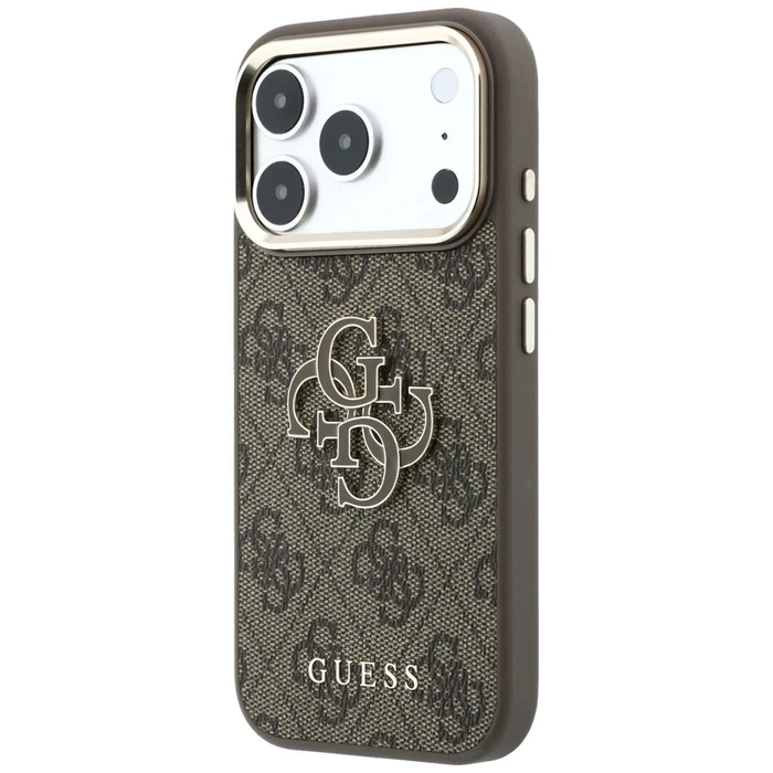 Guess 4G & Big Resin Logo Apple iPhone 18 Pro / 17 Pro brown