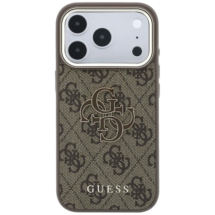 Guess 4G & Big Resin Logo Apple iPhone 18 Pro / 17 Pro brown