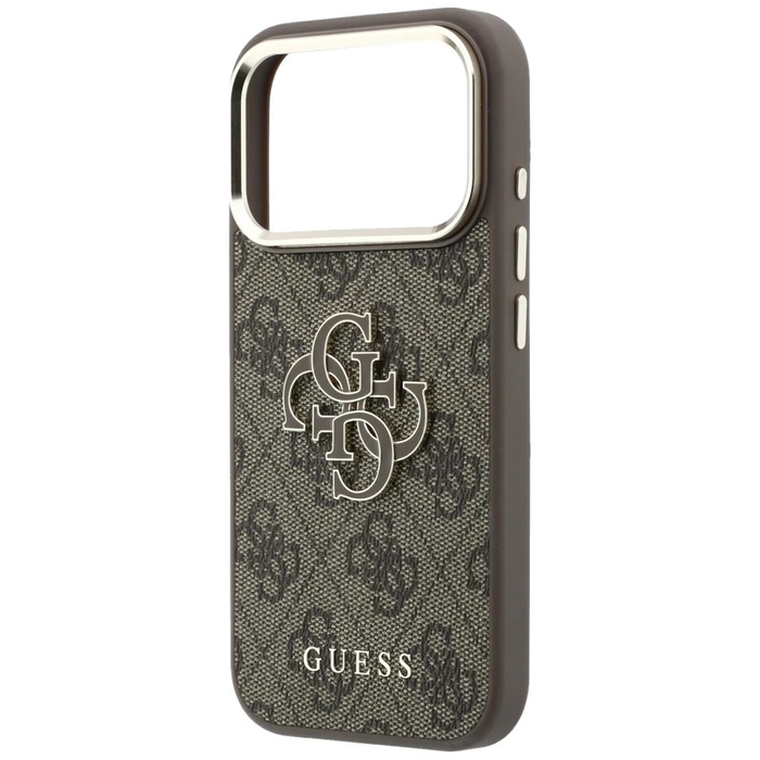 Guess 4G & Big Resin Logo Apple iPhone 18 Pro / 17 Pro brown