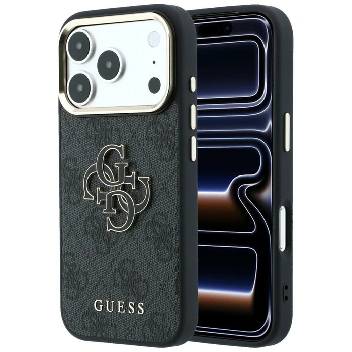 Guess 4G & Big Resin Logo Apple iPhone 18 Pro / 17 Pro black
