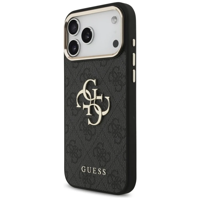 Guess 4G Big 4G Classic Logo Apple iPhone 18 Pro Max / 17 Pro Max black gold