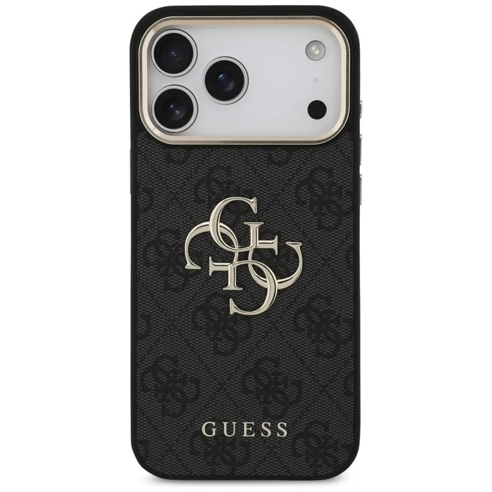 Guess 4G Big 4G Classic Logo Apple iPhone 18 Pro Max / 17 Pro Max black gold