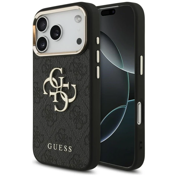 Guess 4G Big 4G Classic Logo Apple iPhone 18 Pro / 17 Pro black gold