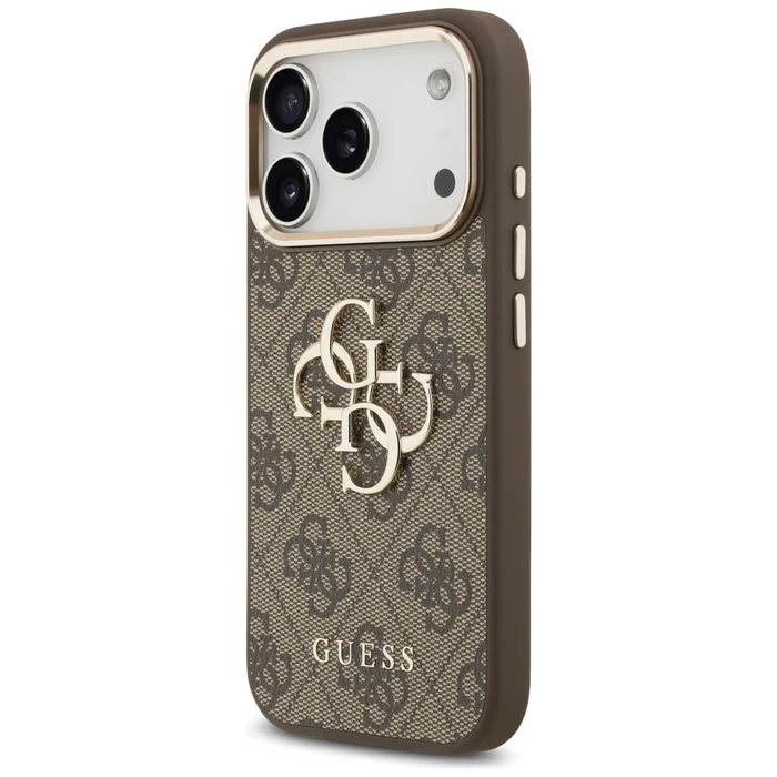 Guess 4G Big 4G Classic Logo Apple iPhone 18 Pro Max / 17 Pro Max brown gold