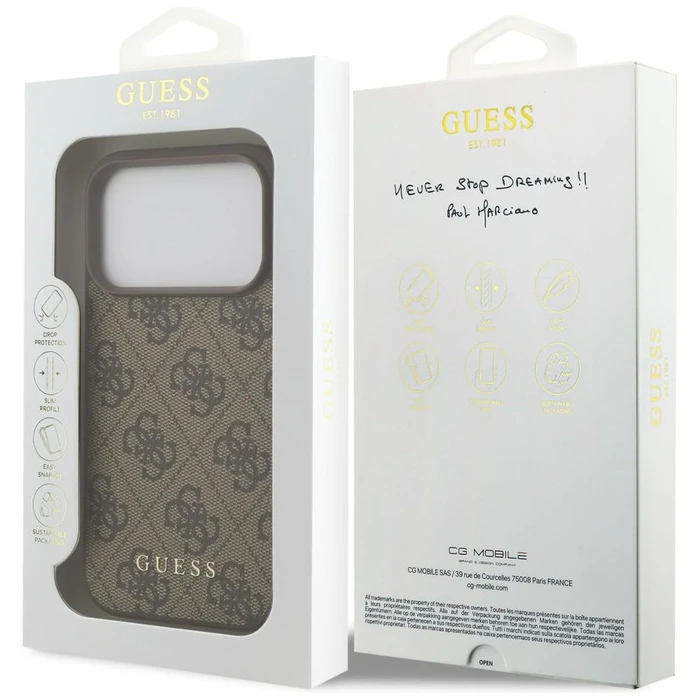 Guess 4G Classic Apple iPhone 18 Pro / 17 Pro brown