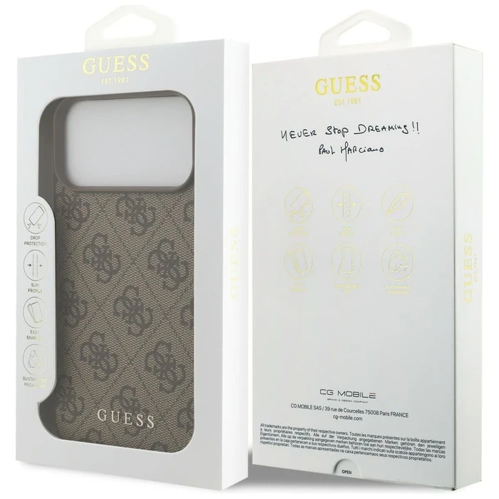 Guess 4G Classic Apple iPhone 18 Pro Max / 17 Pro Max brown