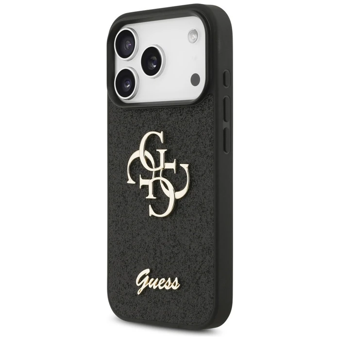 Guess Fixed Glitter Big 4G Apple iPhone 18 Pro / 17 Pro black