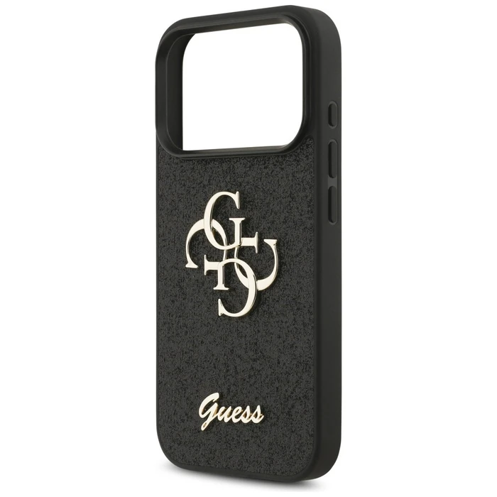 Guess Fixed Glitter Big 4G Apple iPhone 18 Pro / 17 Pro black