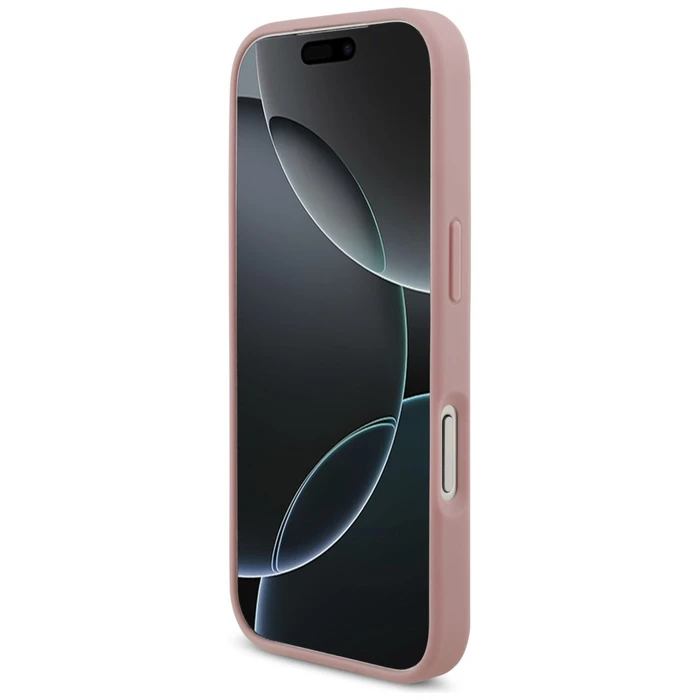 Guess Fixed Glitter Big 4G Apple iPhone 18 Pro / 17 Pro pink