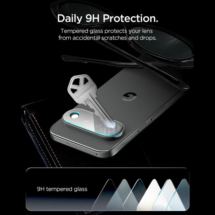 Spigen Optik Pro Glas.tr Ez Fit Camera Protector Google Pixel 11 Pro Clear [2 PACK]