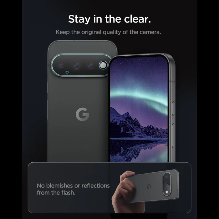 Spigen Optik Pro Glas.tr Ez Fit Camera Protector Google Pixel 11 Pro XL Clear [2 PACK]