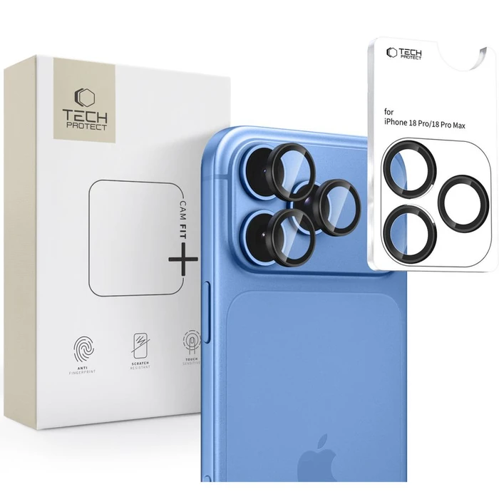 Tech-Protect Camring Fit+ Apple iPhone 18 Pro / 18 Pro Max Black