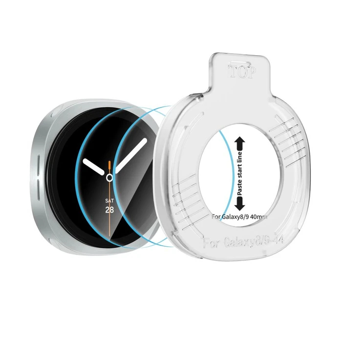 Tech-Protect Easy Set+ Samsung Galaxy Watch 8 / 9 40mm Clear [2 PACK]