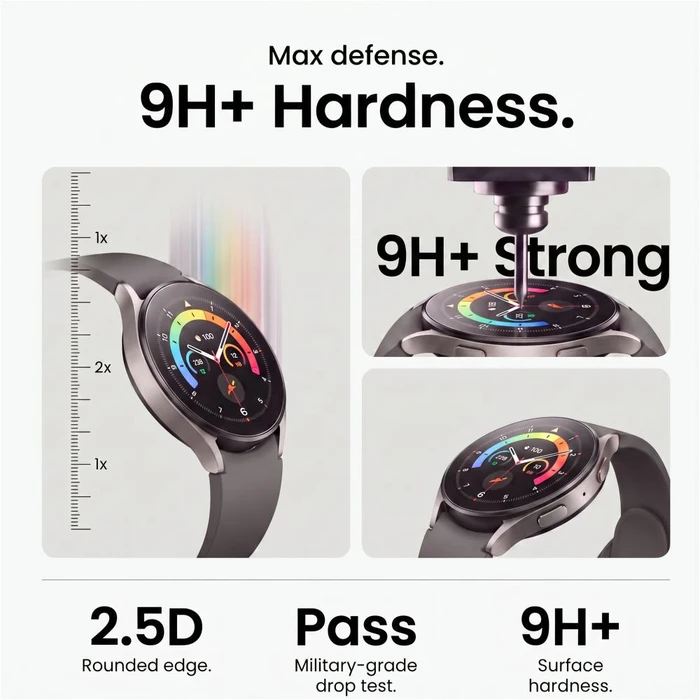 Tech-Protect Easy Set+ Samsung Galaxy Watch 8 / 9 40mm Clear [2 PACK]