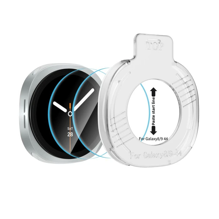 Tech-Protect Easy Set+ Samsung Galaxy Watch 8 / 9 44mm Clear [2 PACK]