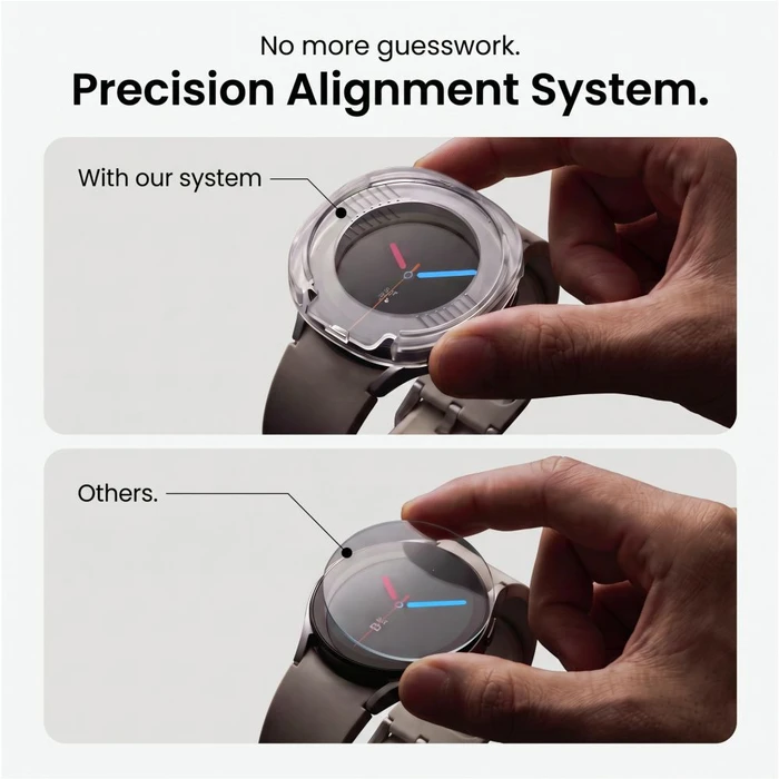 Tech-Protect Easy Set+ Samsung Galaxy Watch 8 / 9 44mm Clear [2 PACK]