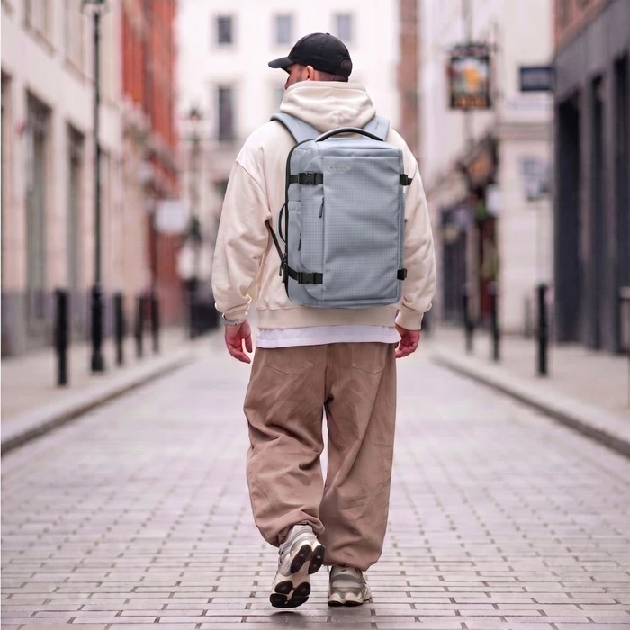 Tech-Protect Defender S70 Ryanair & Wizzair Travel Laptop Cabin Backpack 24L 40x30x20 Urban Grey