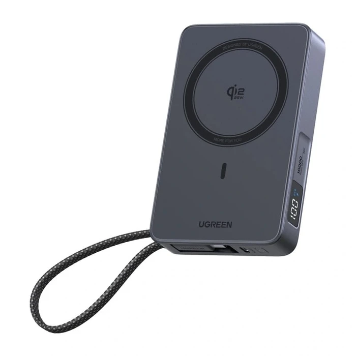 UGREEN PB773 Power Bank 10000mAh 30W Magnetic (Gray)