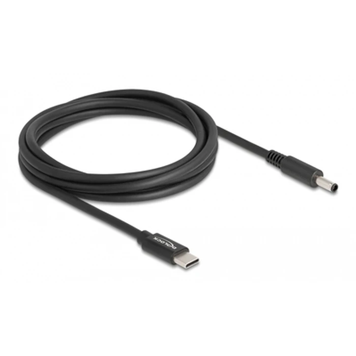 Καλώδιο Τροφοδοσίας Delock 87974, USB-C σε Dell 4.5x3mm, 1.5m, μαύρο