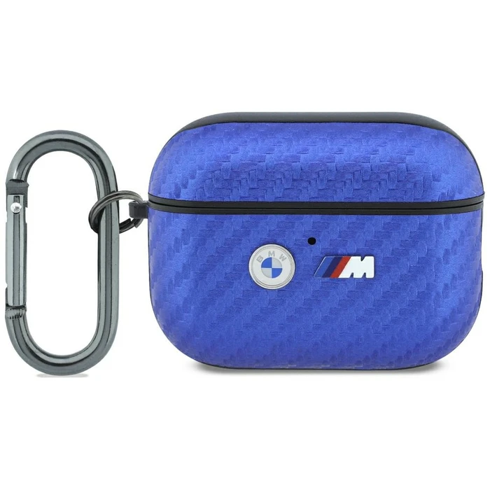 BMW M Carbon Metal Logo Apple AirPods Pro 3 light blue