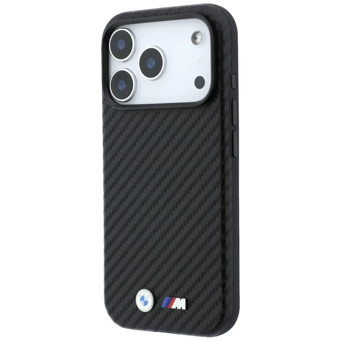 BMW M Carbon Metal Logo MagSafe Apple iPhone 18 Pro / 17 Pro black