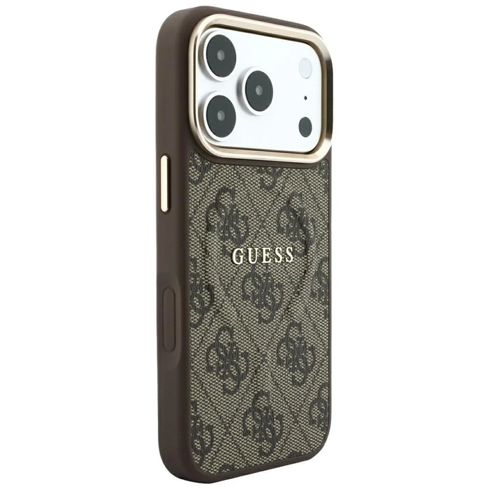 Guess Embossed 4G Classic MagSafe Apple iPhone 18 Pro / 17 Pro brown