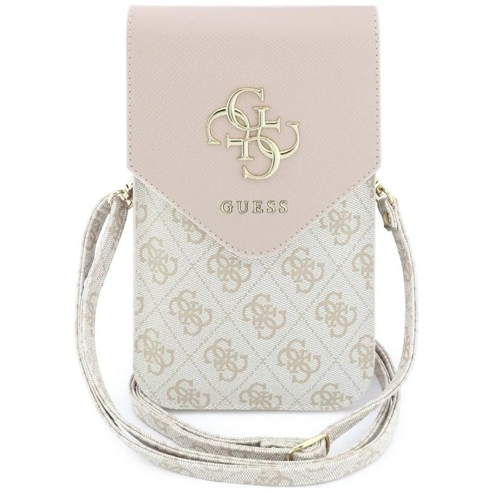 Guess Graines 4G & Classic Logos pink phone bag
